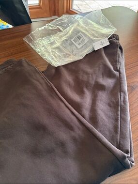 Woman’s brown, casual wide leg size medium sweatpants